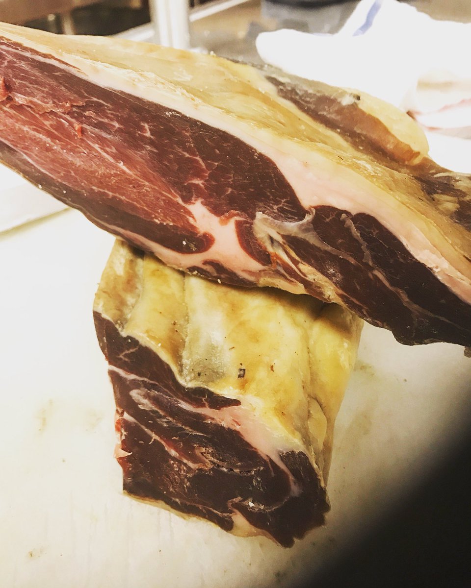 Scarlett’s lamb prosciutto! 7 months aged leg of lamb from Cunninghams Farm #farm2table