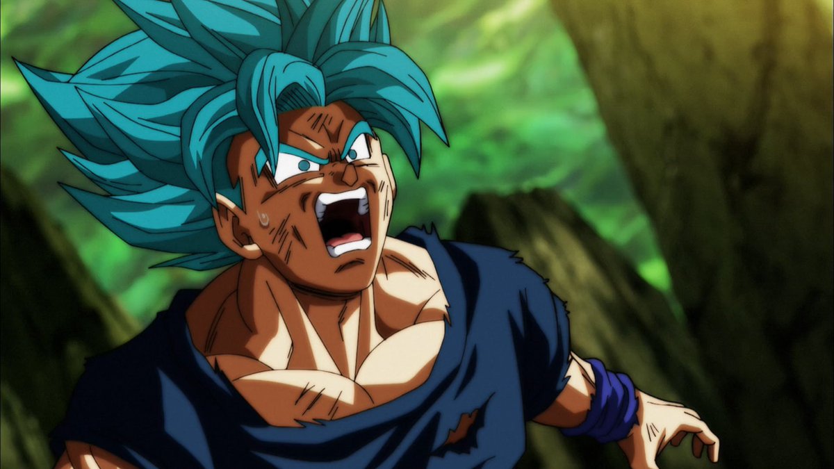 Goku Super Saiyan Blue Full Power In Ep 122 - Goku Ssj Blue Full