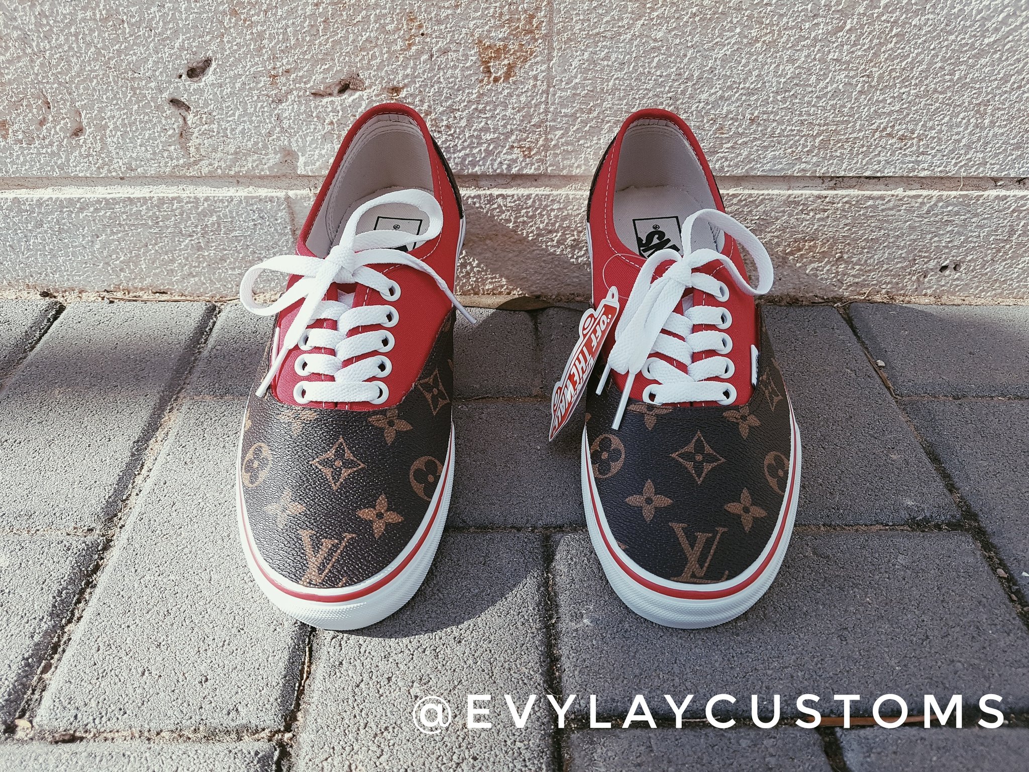 🅔🅥🅨🅛🅐🅨 customs on X: Vans Classic X Louis Vuitton Made by