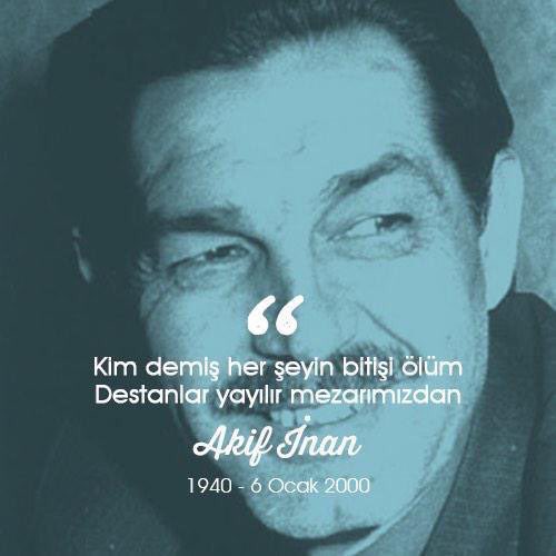 “Ve ölüm konuğum olduğu zaman 
Duyduğum vicdanın ayak sesidir..!”

18 koca yıl, ruhun şad olsun..!
#MehmetAkifİnan