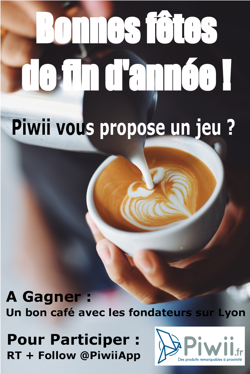PiwiiApp's tweet photo. 🎅 #Noël - JOUR 22

🎁 À gagner : 
🔸 Notre gratitude éternelle (comme les neiges)   un super bon #café avec les fondateurs de Piwii, des produits remarquables livrés en moins de 45 minutes.
⚠️ Pour participer : 
🔸 RT   Follow @PiwiiApp

✅ TAS 15/01
#startup #Lyon #Frenchtech https://t.co/vWTjjRLBNh