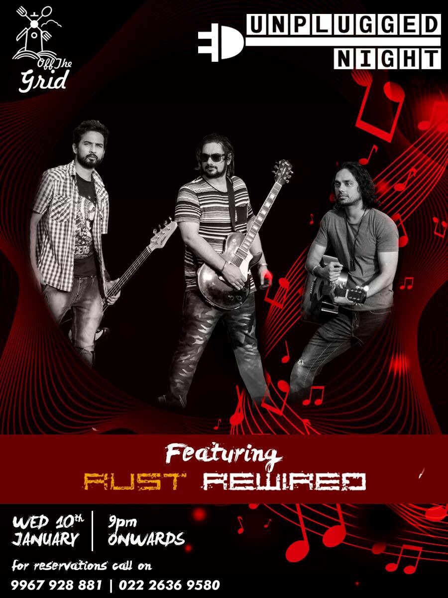 HOP_Mumbai's tweet photo. Nothing beats good food, drinks and some #unplugged magic! Witness the divine combo only at #OffTheGrid #Mumbai along with #RustRewired on 10th January, 9 pm onwards!
For reservations call on: 099679 28881 / 022 26369580
#GigAlert #Shoutout #Lokhandwala #Mumbai #Andheri https://t.co/5aZBTnEEsj