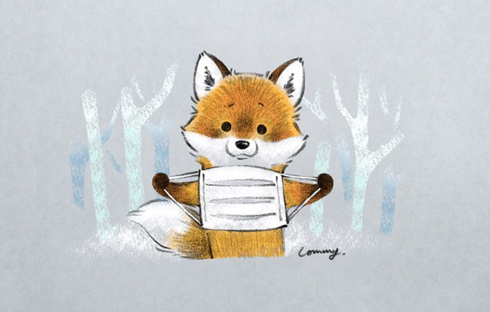 風邪コンコンしないようにね #キツネ 」|Lommy 東京駅POPUP SHOP4/13まで＆ 