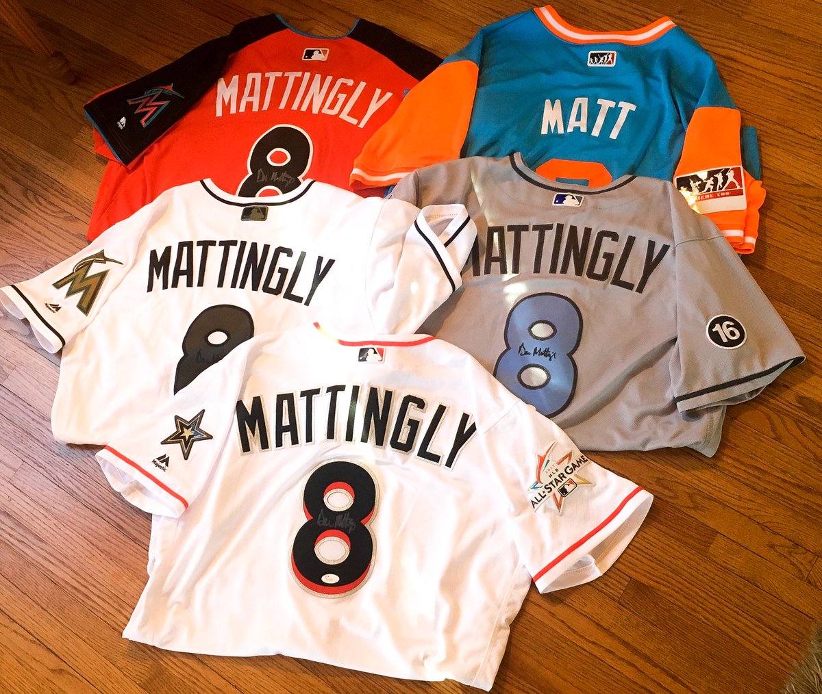 don mattingly marlins jersey