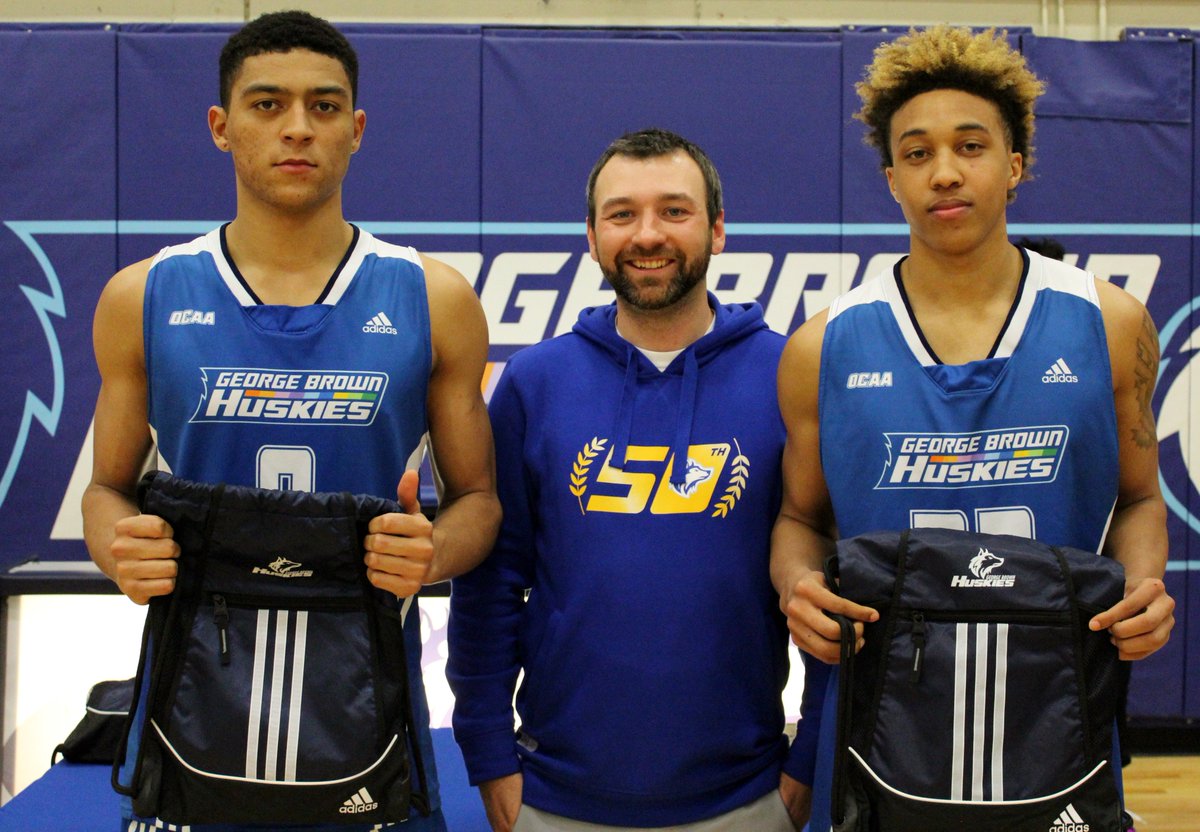 GBHuskies's tweet photo. MBB | @GBCollege, 40th Annual George Brown Men's Basketball Tournament Champions!

Congratulations go out to tournament MVP, Huskies guard Teshayn Gayle (7), as well as all-stars Adam Costanzo (9) and Nick McDonald (22)!

#HuskyNation #MBB #OCAA #Basketball https://t.co/WSjPkP3Yfn