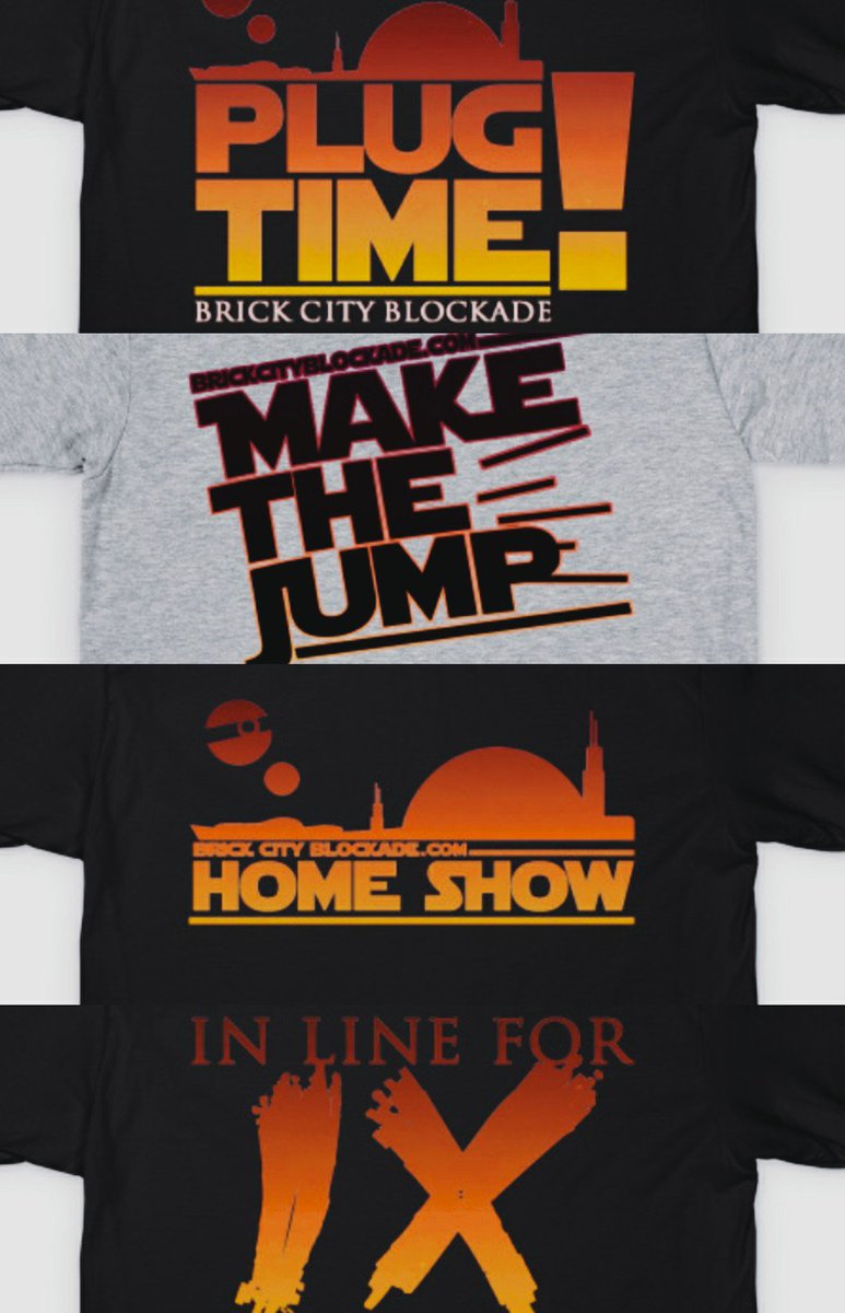 BlockadeMedia's tweet photo. 4 Brand New @TeePublic designs from @brickcityswpc available now!
https://t.co/7hjdZKQNVG #BCBPN #StarWars #InLineForIX https://t.co/BOZFUsvm3j