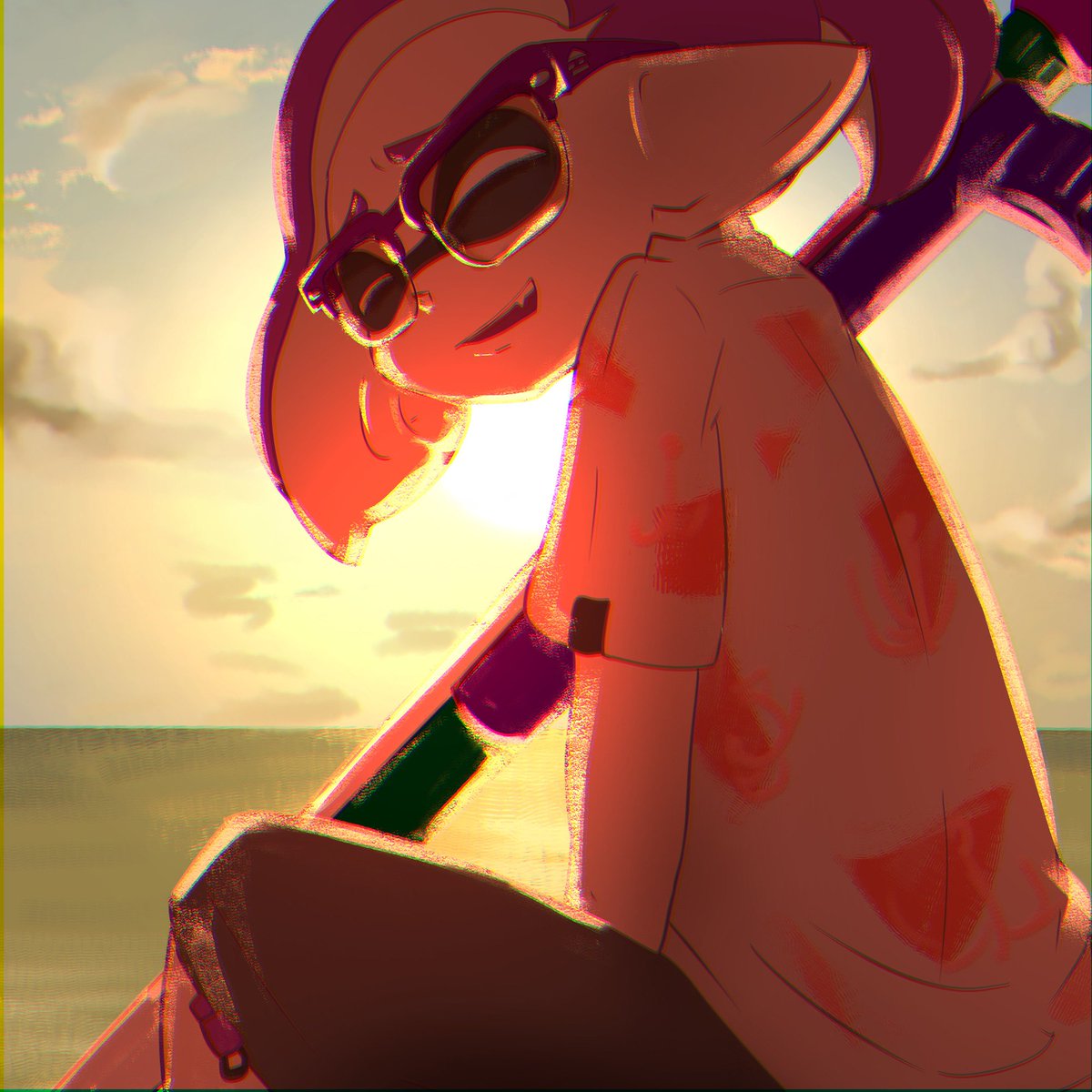 たまったイカラクガキと次のフェスまんが 