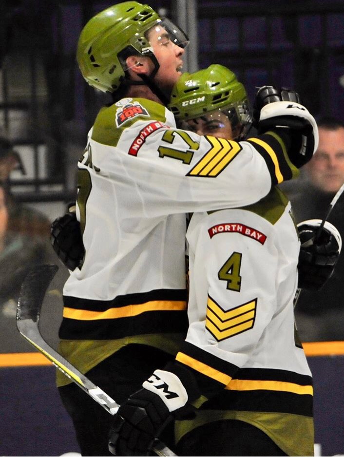 Hard saying bye to one of my best friends and teammate for the last 2.5 years. Sarnia got a heck of a player and an even better person, you will be missed Cameroon ❤️<a href="/CamDineen/">Cam Dineen</a>