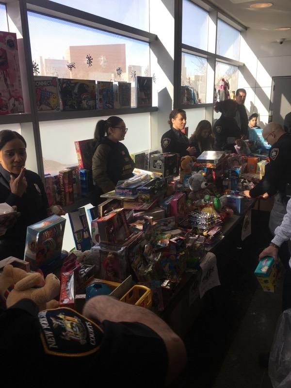 sherwingee1's tweet photo. Latino Court Officer Society 3 Kings Day Toy Drive in collaboration with Diversity Unity Block Association and CCNY DPS https://t.co/umAneRcuyC