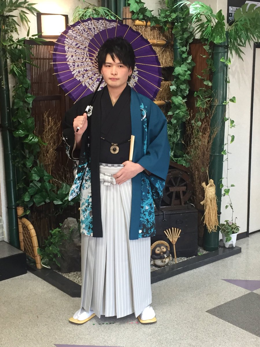 ふじ匠 平成30年1月ご成人おめでとう ございます メンズ袴で 成人式 成人式 瑞穂市成人式 北方町式 本巣市式 安八町成人式