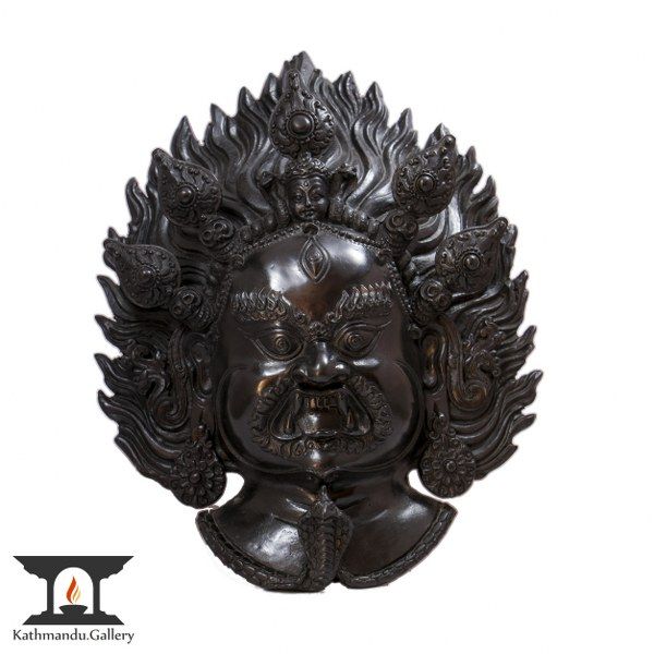 Beautiful #handmade Resin #Bhairavmask is available
Bhairav is known as God of power and #strength.
The presence of Bhairav is believed to 
protect the house from negative energy.
Buy now for Rs. 1495 only.
Size: 13 inch
#resinmask #protection #kathmandu #nepal