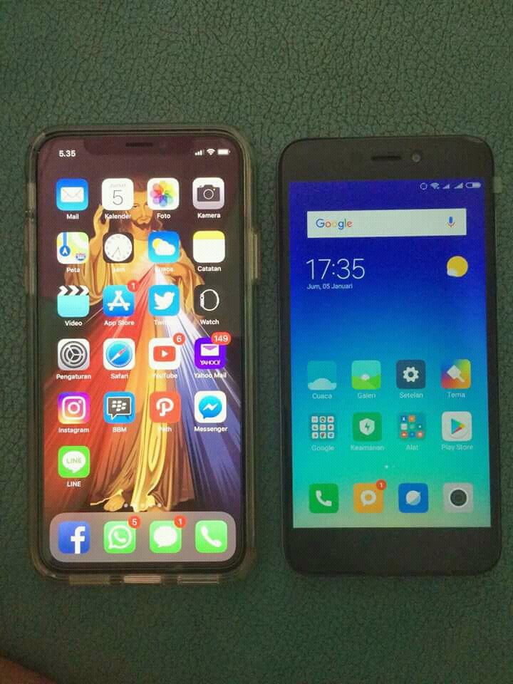 <a href="/herrysw/">Herry SW</a> kenapa gak skalian Ip X Vs Xiaomi Redmi 5A? 😂😂😂