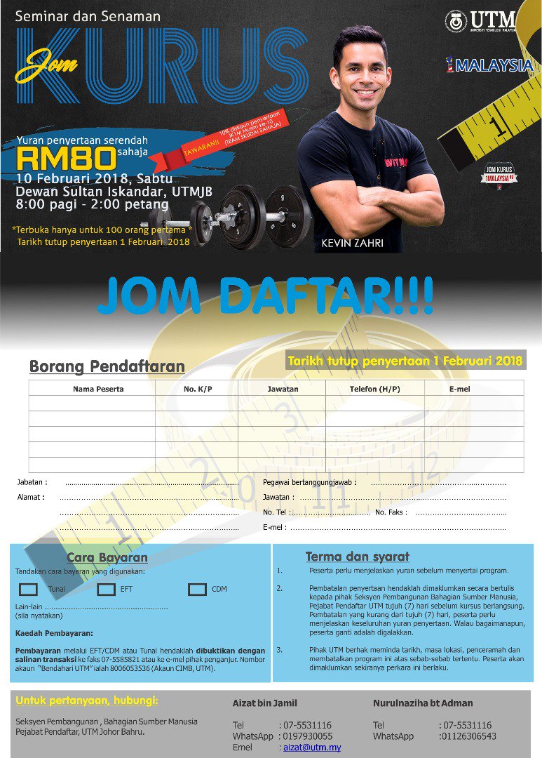 PLUTMJB's tweet image. Kepada yang berminat, sila isi dan lengkapkan pautan google form di bawah:-
docs.google.com/forms/d/e/1FAI…