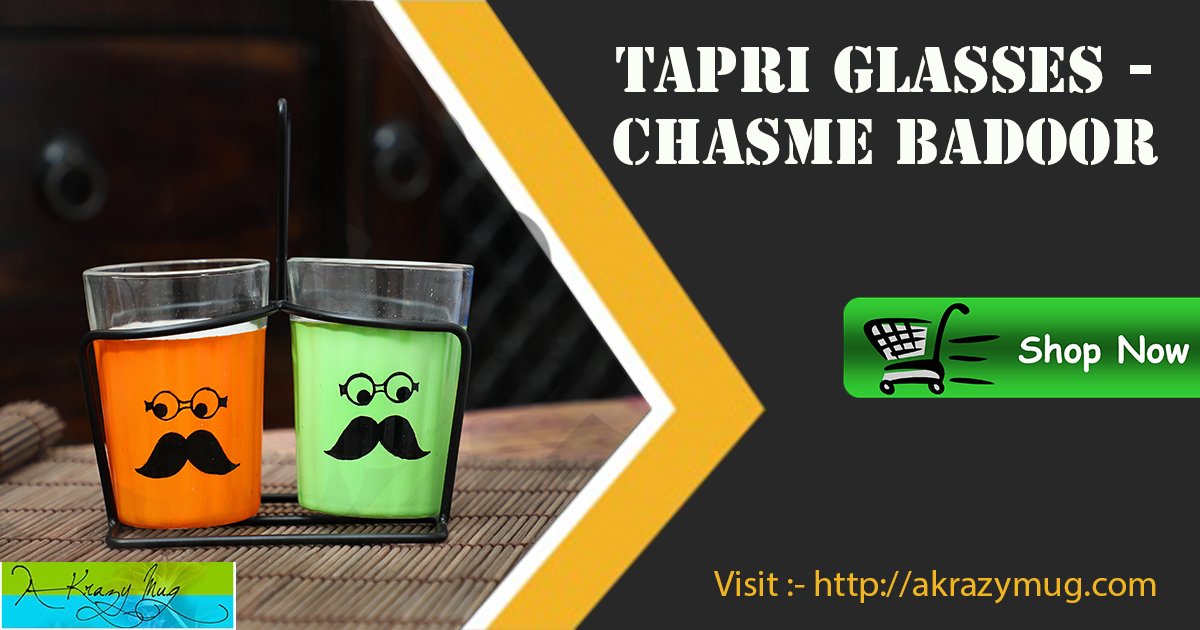 akrazymugakm's tweet photo. The theme of this set is Chashme Baddoor. The theme of these glasses is ‘#ChashmeBaddoor’.
Shop At :- https://t.co/8iRR9xoOtF
#Homedecor #homeideas #Homeimprovement #Kitchen #Kattachaiglasses #CuttingChai #Cuttingchaiglasses #chaiglasses #Glasses #Mumbai #India #Tapriglasses https://t.co/sJQIq7ctTY