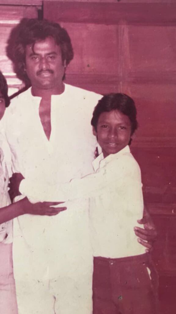 Raghava Lawrence on X: "Hi dear Friends and Fans..! This picture was taken  when I was 12 year old in Thalaivar Fans club. The care and love I had for  him from