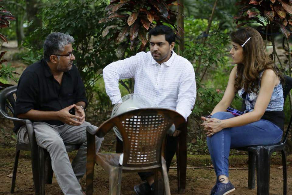 rameshlaus's tweet photo. A Working Still of #HeyJude from #Goa 
@NivinOfficial @trishtrashers and Dir @Shyamaprasaddir https://t.co/6IpTqhAOar