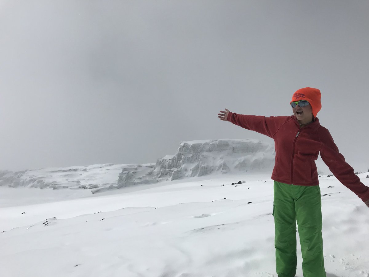 sheclimbsorg's tweet photo. Another successful AND snowy #Kilimanjaro #19,341 summit! Congrats 12 year old #Mackie and Mom! In for next year’s summit? https://t.co/UYyQI4J3Bx @CokieBerenyi https://t.co/XjnR16SAwm