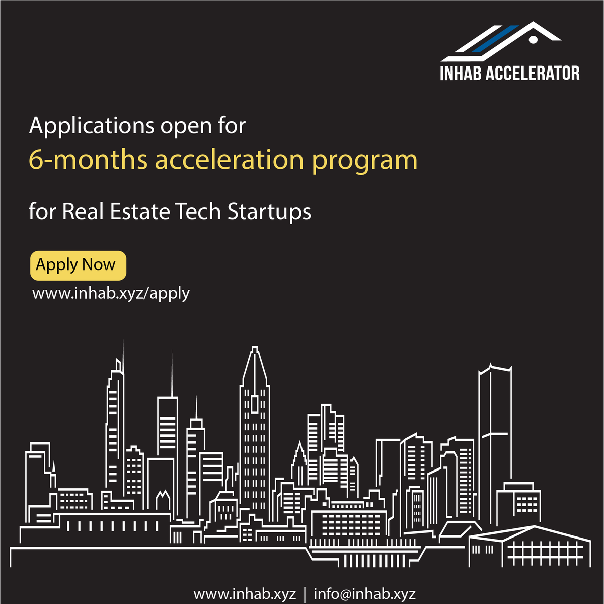 inhab_accel's tweet photo. Join #accelerator program designed specifically for #RealEstate Technology #Startups | Applications open https://t.co/BoQnto3P8p | #Inhab #InhabAccelerator #TechStartups #PropTech #YoStartups #RealEstateTech https://t.co/y74dYX63RG