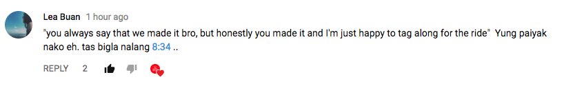 jakodeleon's tweet photo. (NOTE: Spoiler Alert... sort of)
Whenever we make videos, we design it in such away that we elicit and expect specific comments and reactions and these are EXACTLY what I wanted to see from the new vlog. :)
@DanielCMarsh @_dengerard #JAKOLOG4
link here: https://t.co/BDLX28UClm https://t.co/wqdv4eSDav