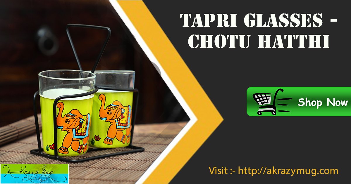 akrazymugakm's tweet photo. The theme of this set is Chhotu Haati. Chhotu Haathi means baby elephant.
Shop At :- https://t.co/8iRR9xoOtF
#Homedecor #homeideas #Homeimprovement #Kitchen #Kattachaiglasses #CuttingChai #Cuttingchaiglasses #chaiglasses #Glasses #Mumbai #India #ChhotuHaati #Tapriglasses https://t.co/tiwquRYtD6