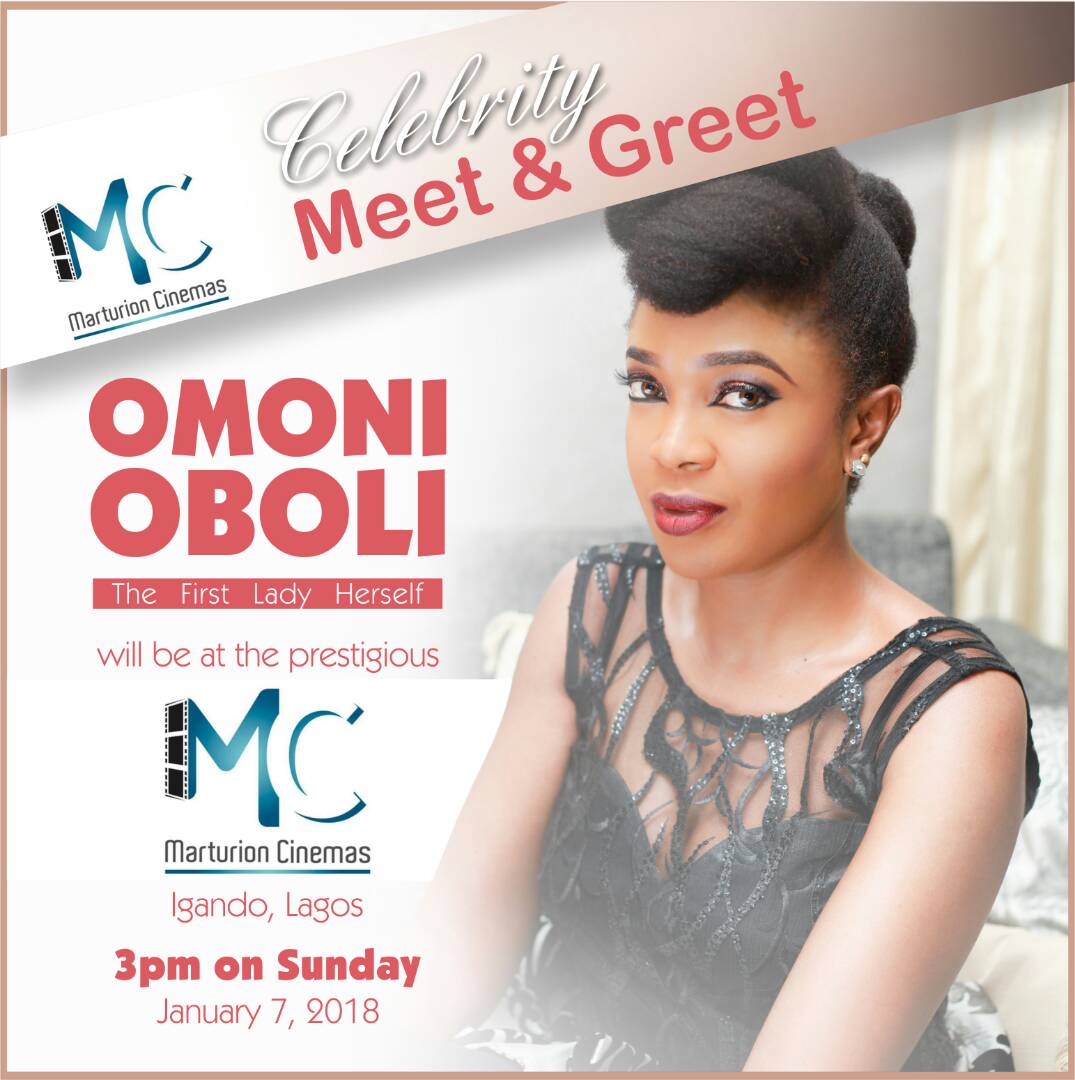 Chrisbamidele's tweet photo. Time is 10 mins past 1pm, it's almost time to Meet, Greet, take pictures, and chill with @Omonioboli right here in our own Alimosho.
Venue is @MarturionCinema, Igando.
Time is 3pm.
I am headed there, if you see me, Holla at your boy.
Let's also see her movie  "Wives On Strike" https://t.co/HmASUAHeL7