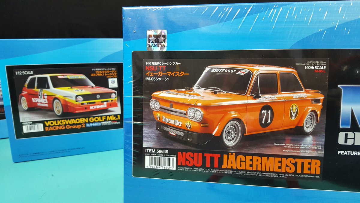 UnboxingRc's tweet photo. Tamiya M-05 NSU TT Jägermeister 1/10 rc Unboxing and Assembly kit 2017 #58649                           https://t.co/dduls5xQvL https://t.co/FlrnvBUshX