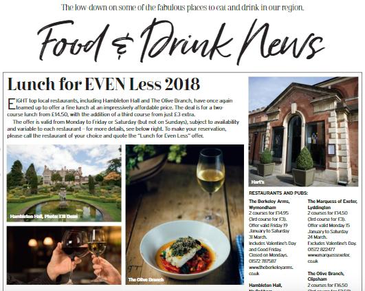 theolivebranch's tweet photo. RT @Hambleton_Hall: Make the most of #Rutland's #lunchforevenless #lunch offer at 8 fine, local restaurants including ours. Where else can #foodlovers enjoy #michelin #michelinstar dining for £28 pp for 2-courses (£35 for 3-courses)? https://t.co/FdJjc2reGt