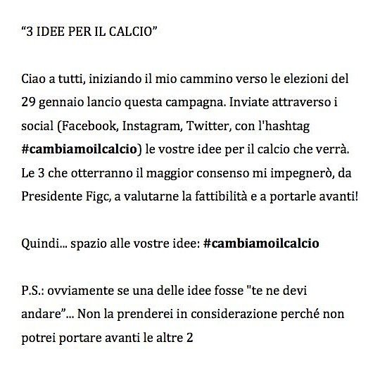 17tommasi's tweet photo. #cambiamoilcalcio https://t.co/7tFX77WhMu