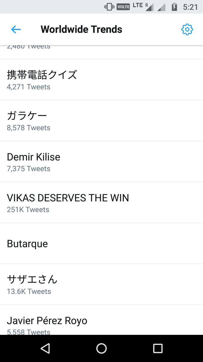 1997Bahman's tweet photo. Trending worldwide
At No.13

VIKAS DESERVES THE WIN https://t.co/xsI6j4GjyM