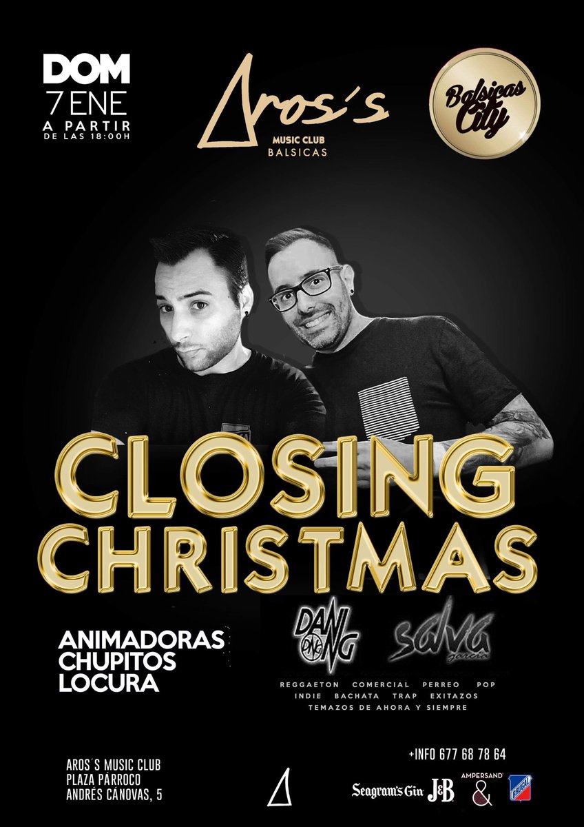 Para cerrar esta primera semana del año nos vemos en Aros! (Balsicas) junto a mi amigo y compañero Salva Garcia