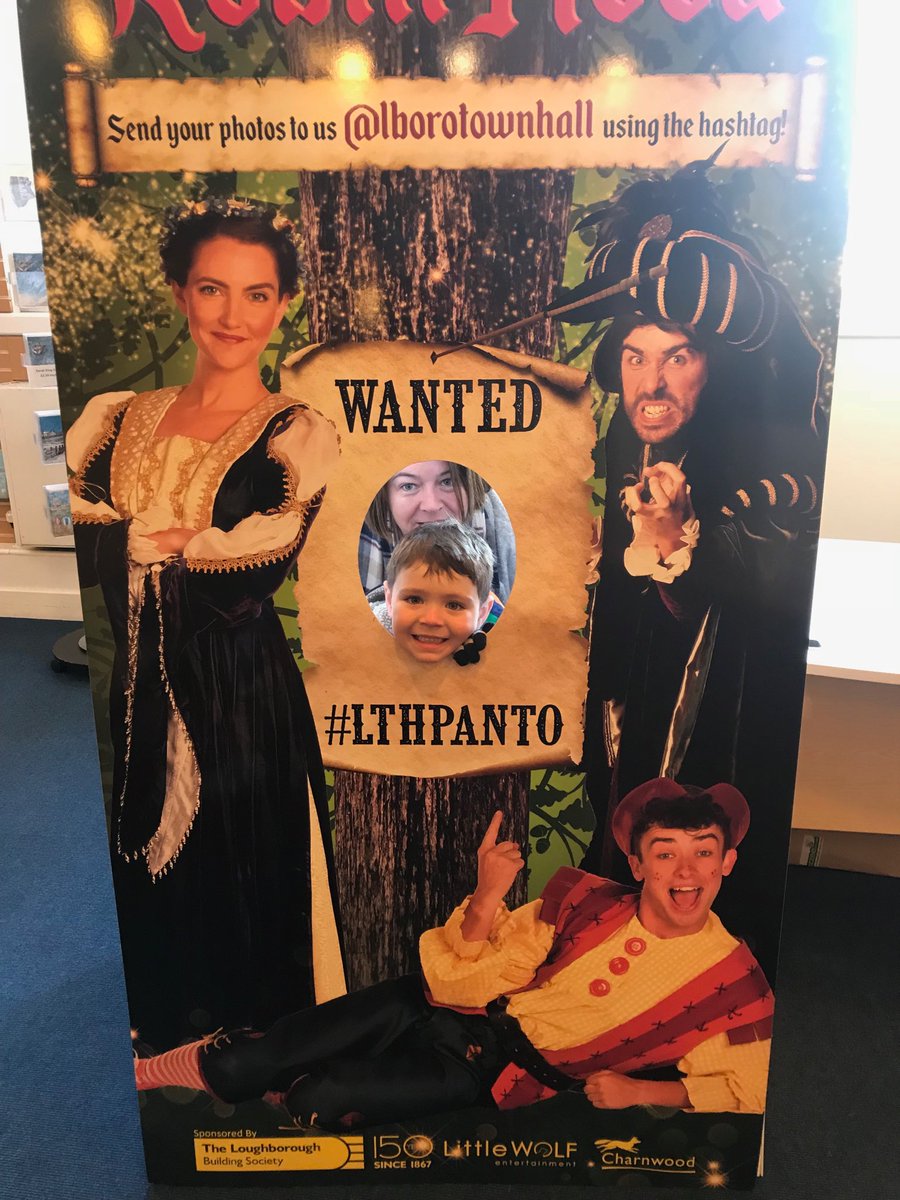 HealdRob's tweet photo. #LTHPanto excited to see Robin Hood for mummy’s birthday https://t.co/N2lHSj8nzK