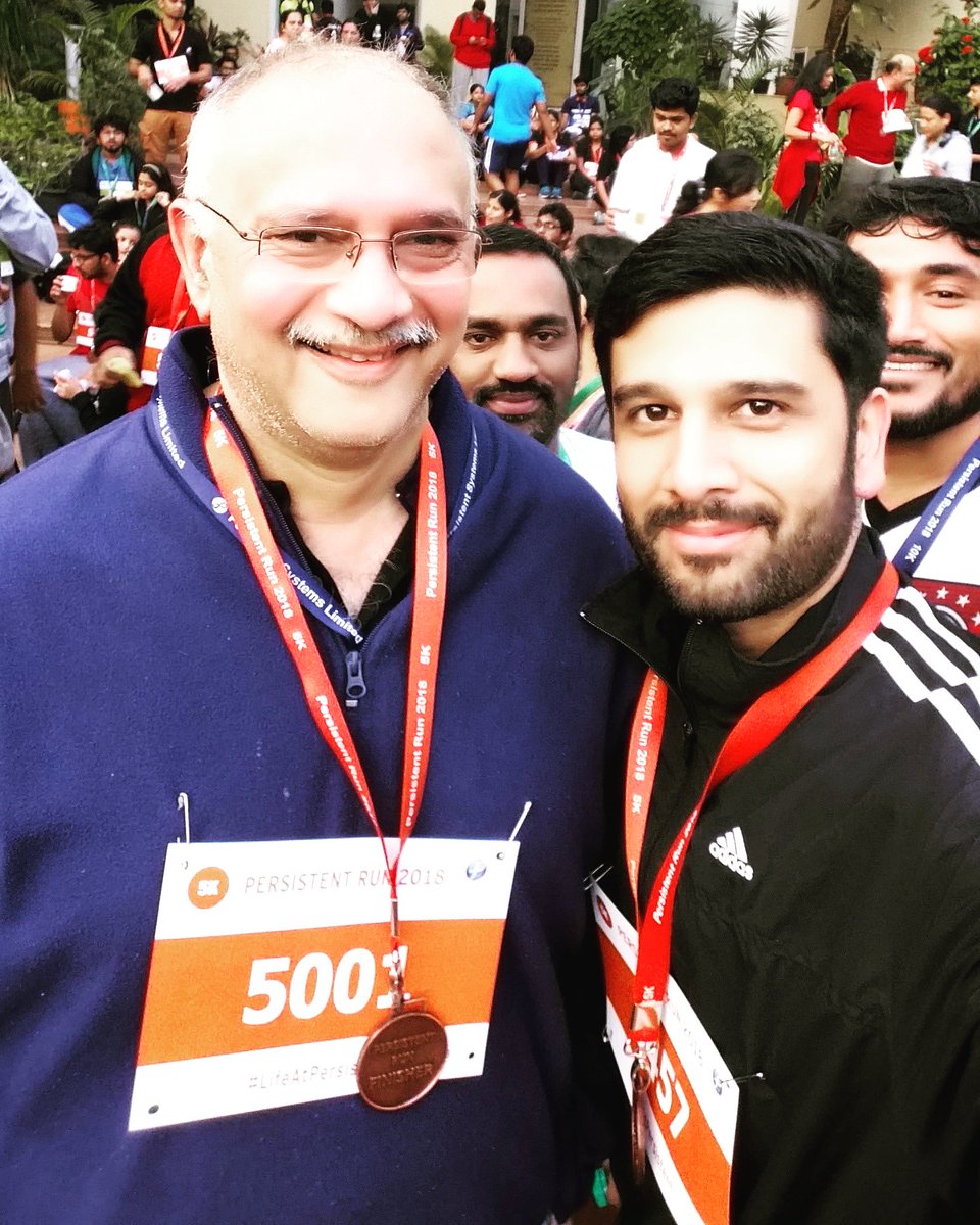 SalviSohil's tweet photo. Keep calm and stay fit! :) #PersistentRun2018 #LifeAtPersistent @Persistentsys https://t.co/TYkmL6LBML