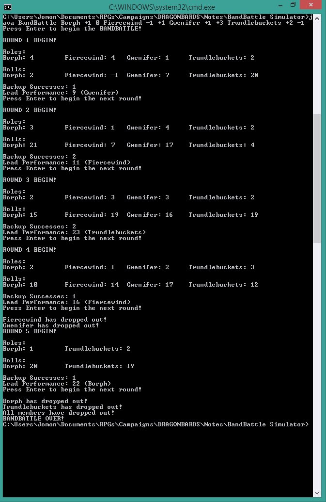 JomonDogu's tweet photo. nbd just spent my saturday evening coding a java d&d command line tool to simulate rival bardic ensembles of variable sizes & stats using my homebrew rules for band battles πππ #DRAGONBARDS https://t.co/vWp7FihvjU