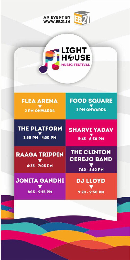 LighthouseMF's tweet photo. Mumbai's premier family music festival!! Book your tickets at @bookmyshow or just book them at the venue ! See you there ! https://t.co/HpCCVg1Gsx