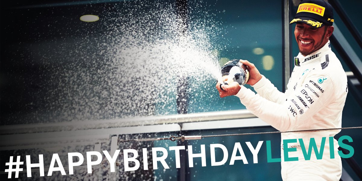 Happy Birthday Lewis Hamilton
Go for the title in2018  
