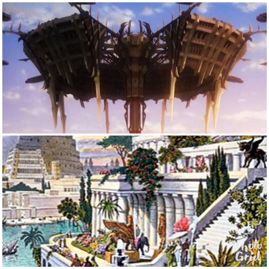 つむり セミラミスのバビロンの空中庭園は世界七不思議の１つなんだってー 文献はあんま残ってないそう 実際は植物園で あの時代でどーやって上層階に水送ってたか謎らしー 伝説おもしろ S D Fateapo T Co 8rx0mrxicv Twitter