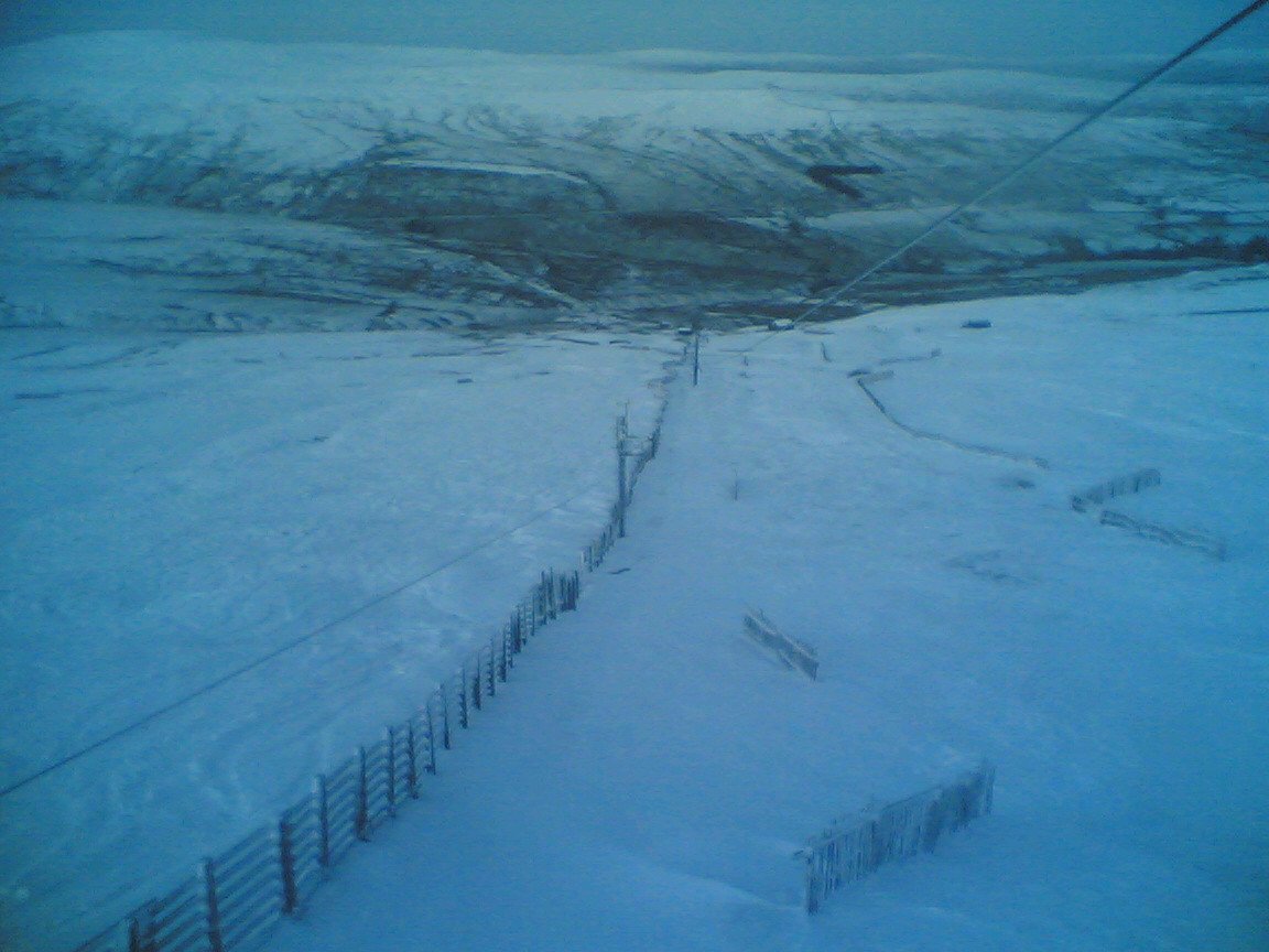 From the summit webcam this morning. Perhaps a dusting more snow overnight.