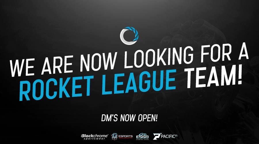 We are looking for a #RocketLeague team to join us.
If interested please send a PM.
