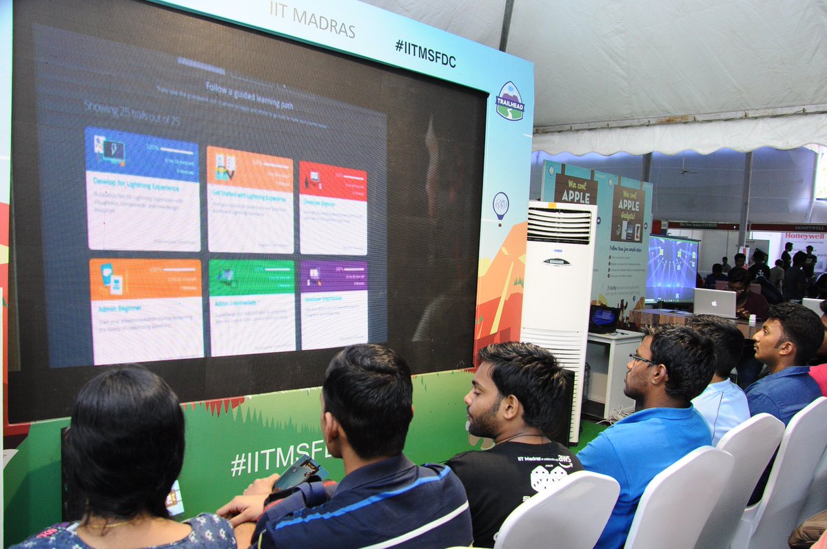 mittuvikas's tweet image. Welcome to a new generation of Developers #iitmsfdc @SalesforceDevs Hands-on workshop @ShaastraIITM @trailhead #Salesforce @rajdeepdua @jlehrbaum