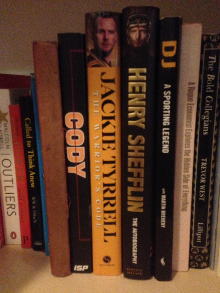 thedavidlowry's tweet photo. In good company on the field @MrJackieTee , head and shoulders above on the bookshelf! Super read #thewarriorscode #kilkenny #gaa https://t.co/CO4f5IMEEP