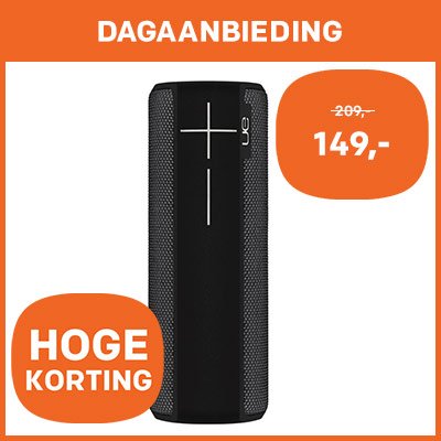 DustinGroup's tweet photo. Vandaag in de #dagaanbieding een #UltimateEars MEGABOOM draagbare #luidsprekers met hoge #korting https://t.co/tzyBWHFdcG https://t.co/tqyp4dpukU