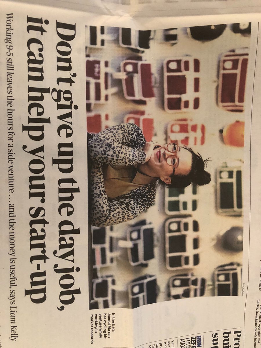 emmaljones's tweet photo. ‘ @e_nation members fill the small business page of @ST_Business today with @Goodordering @AaronHenray @TroveLondon profiled. Meet them all at #startup2018 (hosted on a Saturday for those starting up whilst holding a day job!) Article via @iamliamkelly https://t.co/KzpmG25OXY