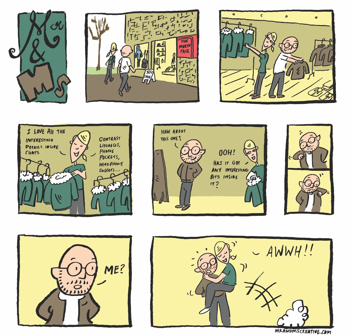 Sarah_plater's tweet photo. The second in our web comic series - anyone else feel like this about coats (and cute responses)?

Remembered by me. Art by @jonwellstead77.

#webcomic #sundaymorning #comic https://t.co/Cy10z2zizS