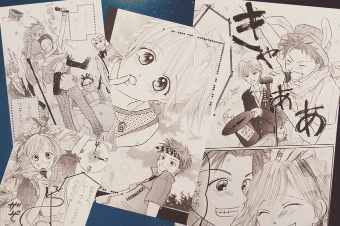 ちなみに当時の原稿コピーがこちら。デビュー作や単行本1冊目って作者の基本趣向が表れるとよく聞きますが、そのとおりすぎて笑いました。ステージもの・歓声・衣装・登場人物やたら多い・少女漫画なのに恋愛メインじゃないetc…٩( ᐛ )و 