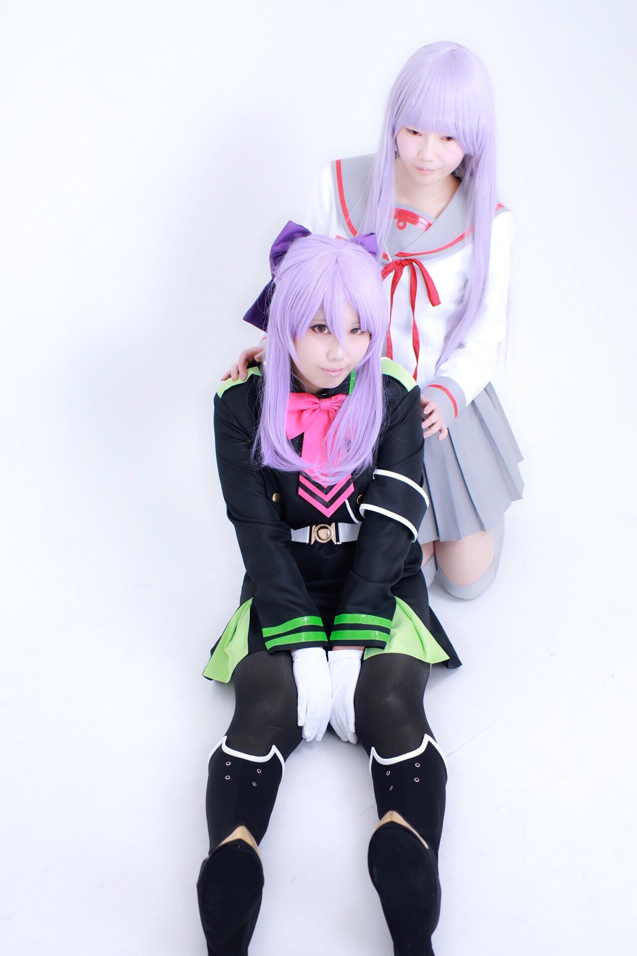 にゃあ汰くん Cosplay 終わりのセラフ 柊姉妹併せ 柊真昼 砂糖 Satou Cocoa 柊シノア にゃあ汰 Studio Curas川崎 Curas Studio Photo 信さん Shin Kamera Cosplay 終わりのセラフ 柊姉妹 シノア 真昼 Curas川崎 T Co
