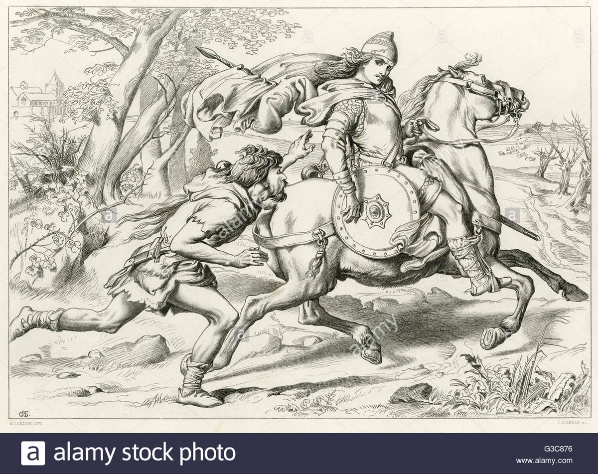 WakeHereward's tweet photo. #Hereward was exiled from England at 18 and left with one man-servant #MartinLightfoot. Legend says he first travelled north and then to #Cornwall then #Ireland. He was then shipwrecked on the #Orkneys and then #Flanders, where he met & married his wife #Torfrida of #StOmer https://t.co/T5u5GmqJsb