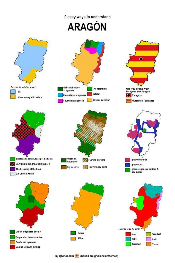 GeografosAragon's tweet image. Humor aragonés para terminar la semana... ¡Con #mapas, cómo si no! #geohumor #geofrikada #Aragón