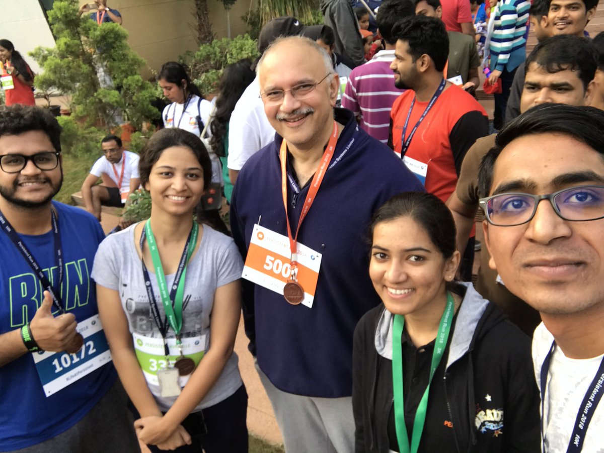 psajan106's tweet photo. My first 10k Marathon. Completed in 1 hr and 20 min .. Thanks to all volunteers.. #PersistentRun2018 #LifeAtPersistent @Persistentsys https://t.co/d9rFYTAPBB
