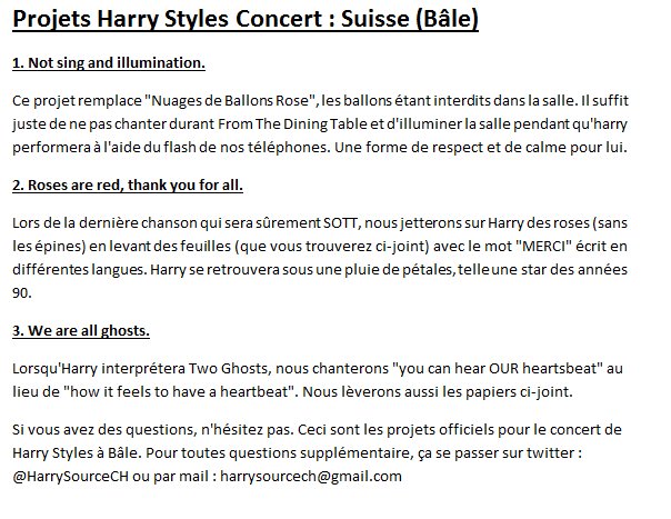 HarrySourceCH's tweet photo. You waited for them, here they are ! The officials projects and recaps ! 

RT TO PASS IT ON ♥ https://t.co/zK5s33Cb3S