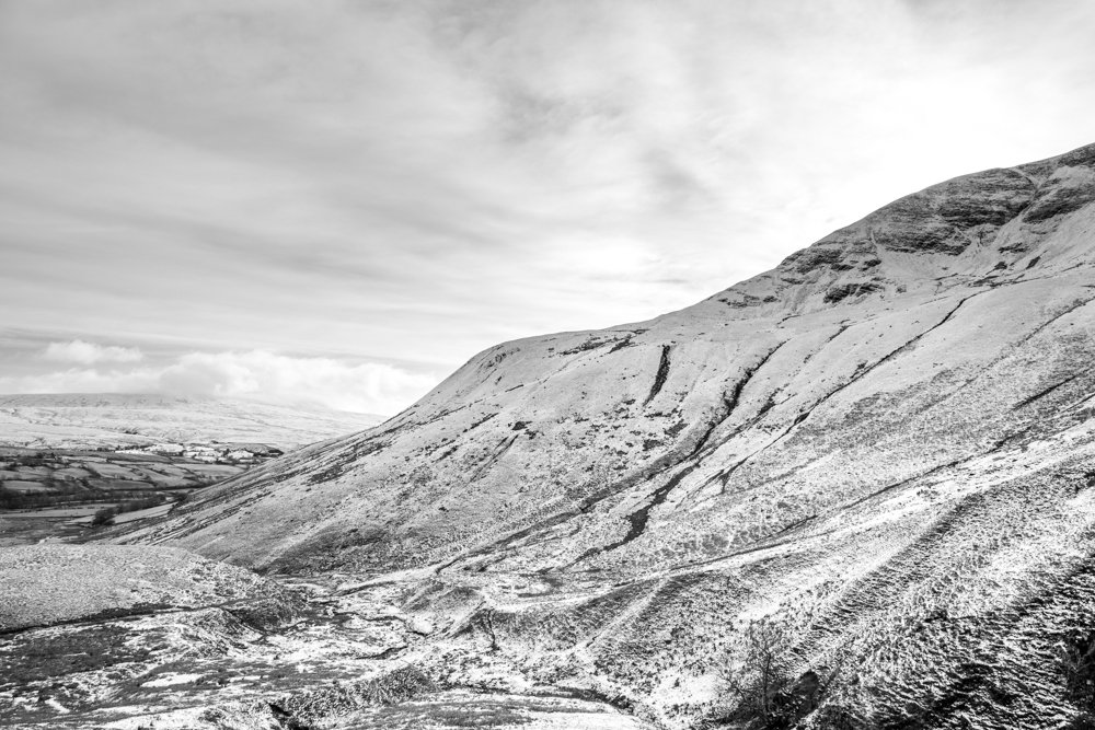 Taken back in the first snows of November, the landscape of Cautley Spout looking stunning! #landscapephotography #anseladamsinspired